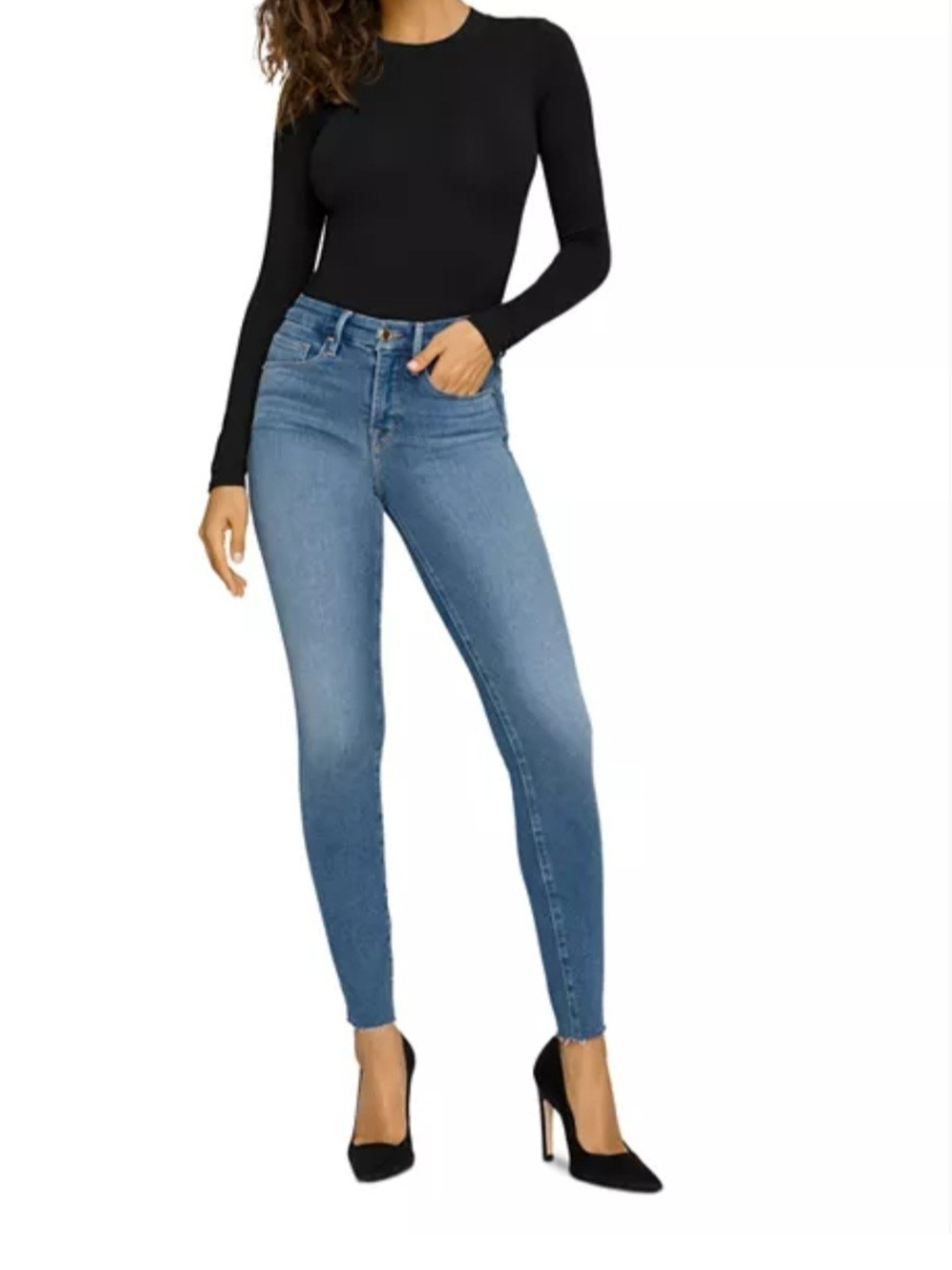 Good American - Style GL941T - Good Legs Jeans - Blue 655 - Sz 8/29